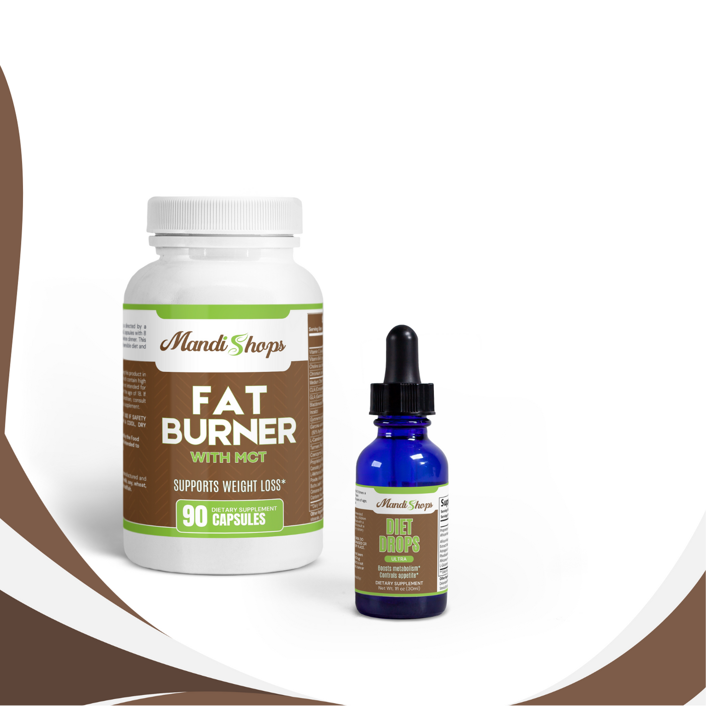 MandiShops Fat Burner & Diet Drops Combo Pack